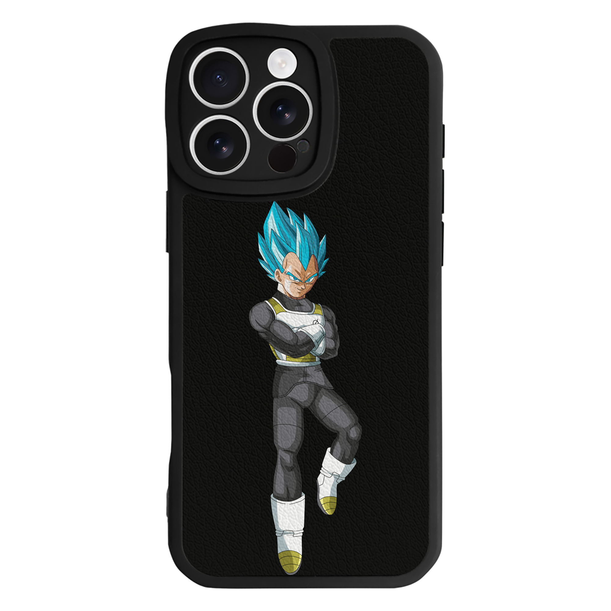 （画像用） ドラゴンボール ベジータ四世（Bejīta Yonsei）DRAGON BALL Vegeta IV 【iPhone 16シリーズ対応】シリコンスマホケース（レザー調） 材質：シリコン